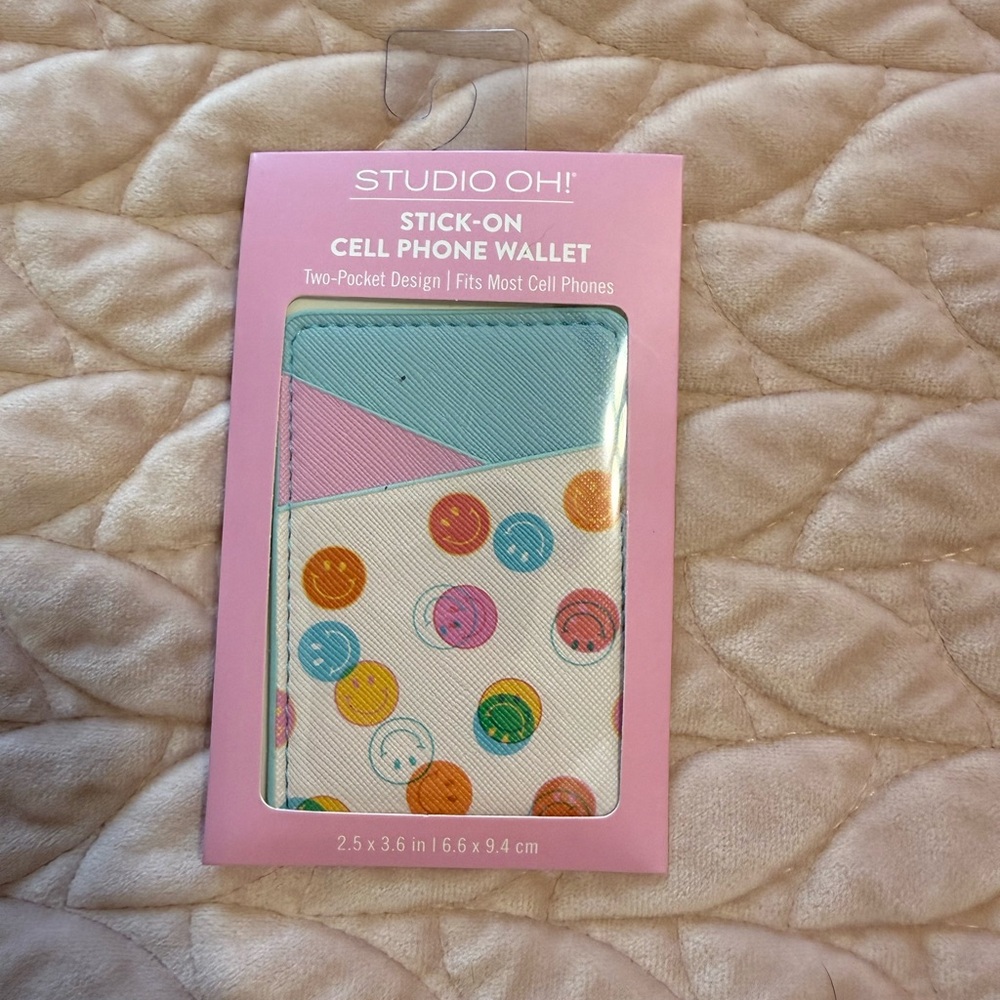 Studio Oh! Colorful Stick-On Phone Wallet